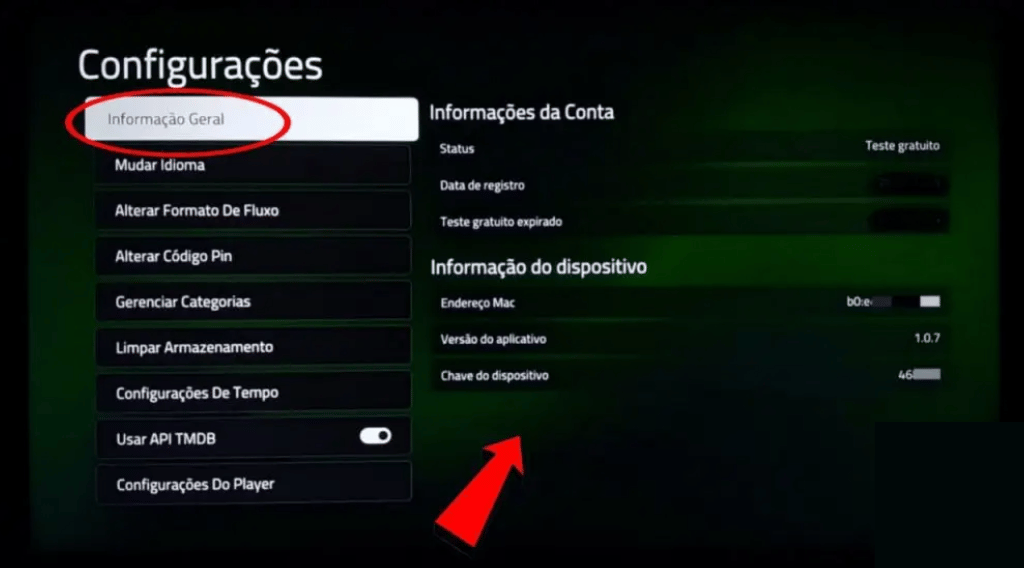 configuração core player 2