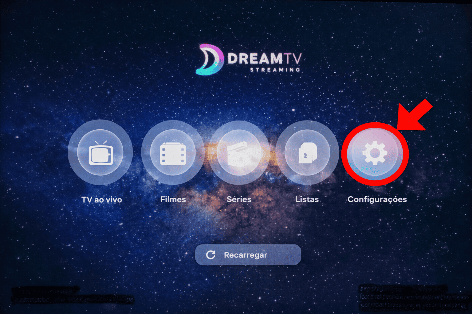 configuração dreamtv
