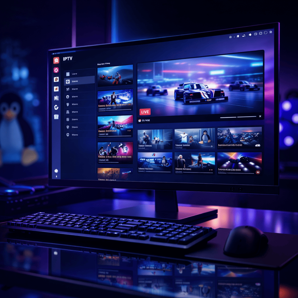 Teste IPTV Linux — Core Play TV no Ubuntu e Linux Mint com VLC